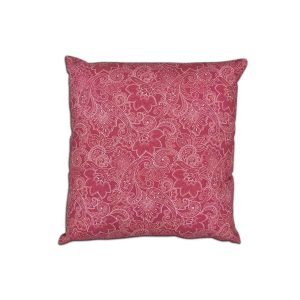 A set of 5 printed Cushion covers made of 100% Cotton - Love for Home - Maze Pink