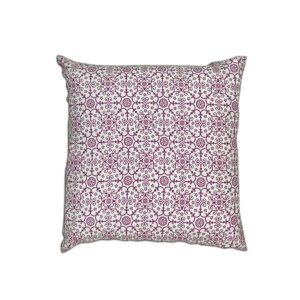 A set of 5 printed Cushion covers made of 100% Cotton - Love for Home - Moonlit flower Pink