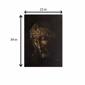Christ - Acrylic on Canvas - 34 in x 23 in