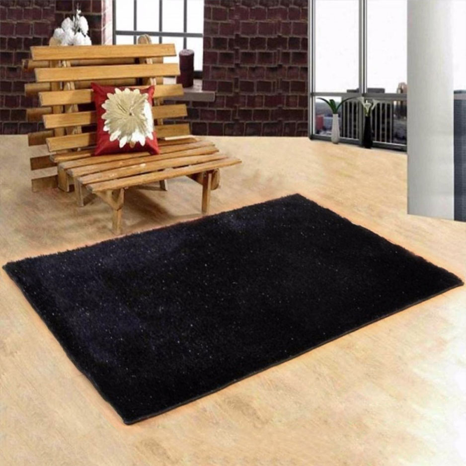 Micropoly Plain Carpets PS01 - Black