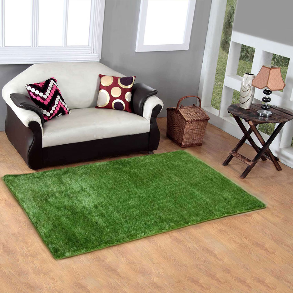 Micropoly Plain Carpets PS01 - Green
