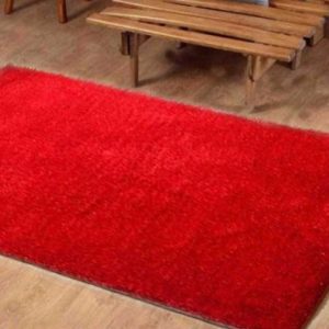 Micropoly Plain Carpets PS01 - Red